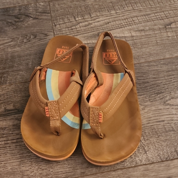 Reef Brown Sandals Casual Flip Flops - Picture 1 of 4